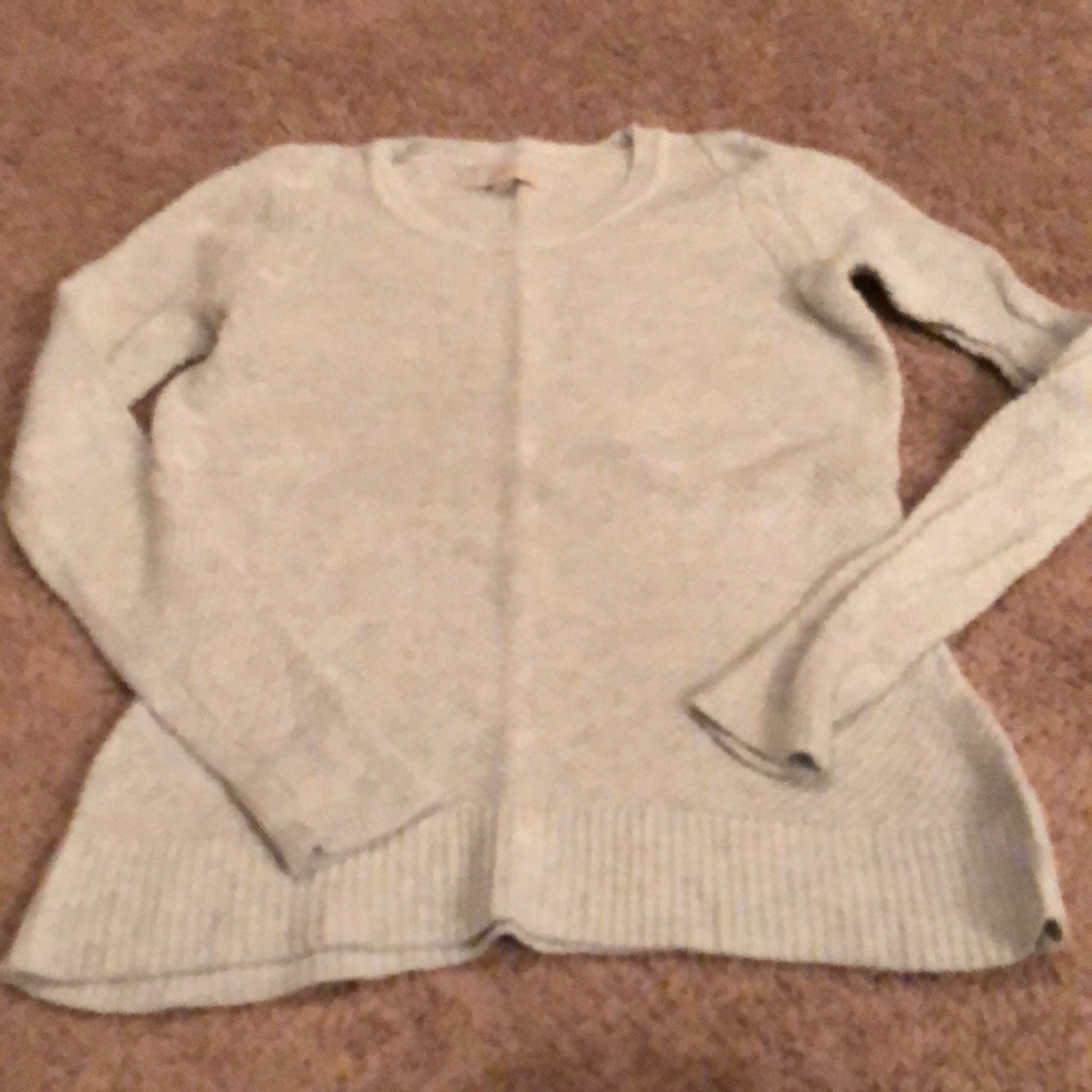 Grey knit sweater